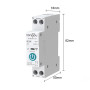 WiFi умный-выключатель, только таймер 1P+N 6A 230V Smart Life, Tuya [TO-Q-SY1-WT-6A] Tongou