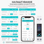 ZigBee розумне-реле з повним захистом, лічильниками, таймером 1P+N 50A 230V Smart Life, Tuya [TO-Q-SYS-JZT] Tongou