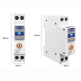 WiFi умный-выключатель, только таймер 1P+N 63A 230V Smart Life, Tuya [TOB9S-63S-63A] Tomzn
