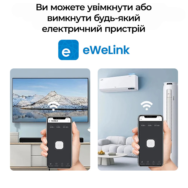 WiFi умный-выключатель с полной защитой, счетчиками, таймером 1P+N 63A 230V eWeLink [TOB9e-63M] Tomzn
