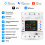 WiFi трехфазное умное-реле с полной защитой, счетчиками, таймером, PV-систем 3P+N 100A 400V Smart Life, Tuya [RMDZW-3PNB] RMshebei