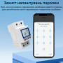 WiFi умное-реле с полной защитой, счетчиками, таймером 1P+N 63A 230V Smart Life, Tuya [TOVA-63T] Tomzn