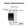 WiFi розумне-реле з повним захистом, функція ПЗВ, лічильниками, таймером 1P+N 63A 230V Smart Life, Tuya [TY-63A] Tuya