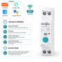 WiFi умный-выключатель, только таймер 1P+N 10A 230V Smart Life, Tuya [TO-Q-SY1-WT-10A] Tongou