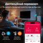WiFi розумний-вимикач з вбудованим датчиком температури та вологості 1P+N 16A 230V Smart Life, Tuya [TOVTH-216WTTDA] Tongou
