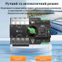 АВР для инвертора и панелей I-II 2P 125A 230V автоматический переключатель ввода резерва [TOQ7-125PV/2] Tomzn