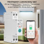 WiFi розумний-вимикач з лічильниками, таймером 1P+N 63A 230V Smart Life, Tuya [WCB1-J-63] Sinotimer