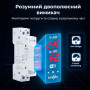 WiFi розумний-вимикач з повним захистом, лічильниками, таймером 2P 16A 230V Smart Life, Tuya [TOVMT-216JWTMA] Tongou