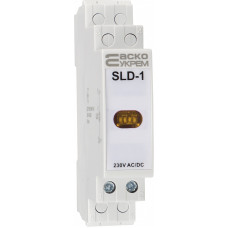 Модульная сигнальная арматура 230V AC/DC LED желтая [A0140030033] SLD-1 АСКО