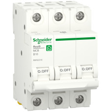 Автоматический выключатель 3P 10A 6kA "В" [R9F02310] RESI9 Schneider Electric