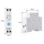 WiFi розумний-вимикач, тільки таймер 1P+N 63A 230V Smart Life, Tuya [GWS10-W1] Geya