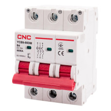 Автоматический выключатель 3P 4A 6kA "B" DC 750V [Б00038136] YCB9-80DM CNC