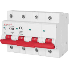 Автоматический выключатель 4р 125А 10кА "C" [s002219] E.NEXT e.mcb.stand.100.4.C125