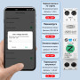 ZigBee умный-выключатель с полной защитой, счетчиками, таймером 1P+N 63A 230V Smart Life, Tuya [TOB9Z-VAP] Tomzn