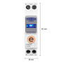WiFi умный-выключатель, только таймер 1P+N 10A 230V eWeLink [TOB9e-63-10A] Tomzn