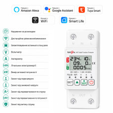 WiFi умное-реле с полной защитой, счетчиками, таймером 1P+N 63A 230V Smart Life, Tuya [TO-Q-SM263JWT] Tongou