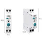 WiFi умный-выключатель с полной защитой, счетчиками, таймером 1P+N 63A 230V Smart Life, Tuya [TOB9L-63M] Tomzn