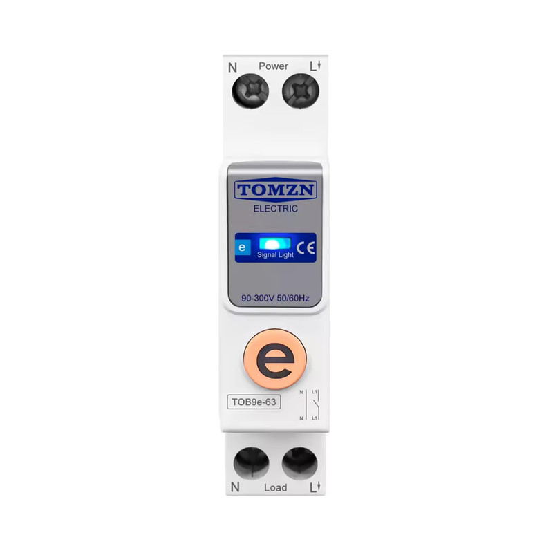 WiFi умный-выключатель, только таймер 1P+N 10A 230V eWeLink [TOB9e-63-10A] Tomzn