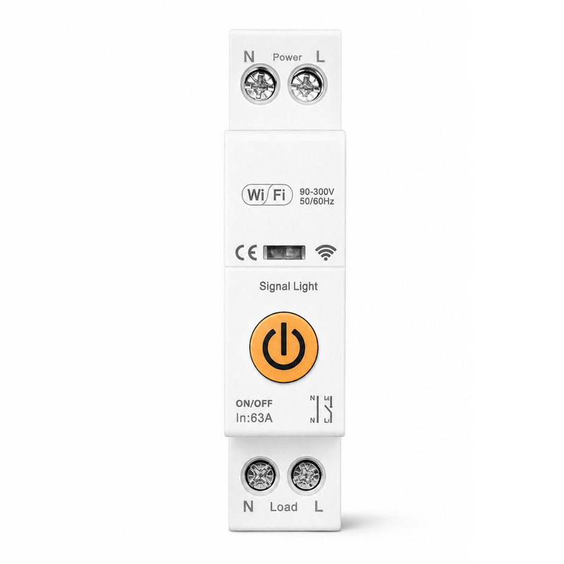 WiFi розумний-вимикач, тільки таймер 1P+N 63A 230V Smart Life, Tuya [TY-TW] Tuya