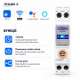 WiFi умный-выключатель, только таймер 1P+N 10A 230V eWeLink [TOB9e-63-10A] Tomzn