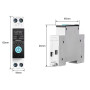 WiFi розумний-вимикач з повним захистом, лічильниками, таймером 1P+N 63A 230V Smart Life, Tuya [GWS10-WJ] Geya
