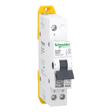 Вимикач-роз'єднувач 1-0-2 1P 40A 230В трипозиційний [A9SCO140] iSSW Acti9 Schneider Electric