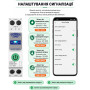 WiFi умный-выключатель с полной защитой, счетчиками, таймером 1P+N 63A 230V Smart Life, Tuya [TOB9S-VAP] Tomzn