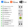 WiFi розумний-вимикач розширені функції з захистом, лічильниками, таймером 1P+N 63A 230V Smart Life, Tuya [WCB1-JL-63] Sinotimer
