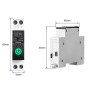 ZigBee розумний-вимикач з повним захистом, лічильниками, таймером 1P+N 63A 230V Smart Life, Tuya [GWS10-ZJ] Geya