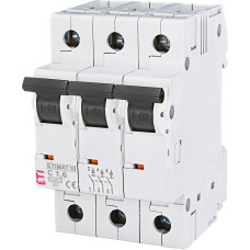 Автоматический выключатель 3p 1,6А 10kA "C" [2135707] ETIMAT 10 ETI