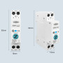 ZigBee умный-выключатель с счетчиками, таймером 1P+N 20A 230V Smart Life, Tuya [TOB9Z-63M-20A] Tomzn
