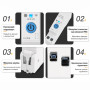 WiFi розумний-вимикач, тільки таймер 1P+N 40A DC 8-90V Smart Life, Tuya [DGB-D40T] DiyGo