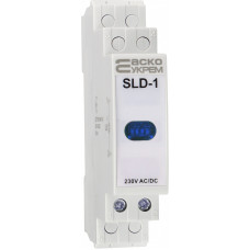 Модульная сигнальная арматура 230V AC/DC LED синяя [A0140030034] SLD-1 АСКО