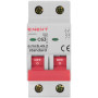 Автоматичний вимикач 2р 63А 4,5кА "C" [s002023] E.NEXT e.mcb.stand.45.2.C63