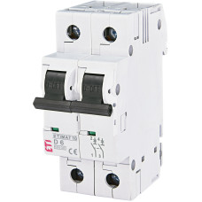 Автоматический выключатель 2p 6А 10kA "D" [2153712] ETIMAT 10 ETI