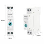 ZigBee умный-выключатель с счетчиками, таймером 1P+N 32A 230V Smart Life, Tuya [DGB-63ZM-32A] DiyGo