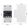 WiFi умное-реле с полной защитой, счетчиками, таймером 1P+N 63A 230V Smart Life, Tuya [TVPS1-63LW] Taxnele