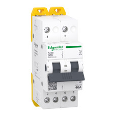 Вимикач-роз'єднувач 1-0-2 2P 40A 415В трипозиційний [A9SCO240] iSSW Acti9 Schneider Electric