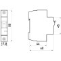 Автоматичний вимикач 1р 20А 10кА "C" [i0180004] E.NEXT e.industrial.mcb.100.1.C20