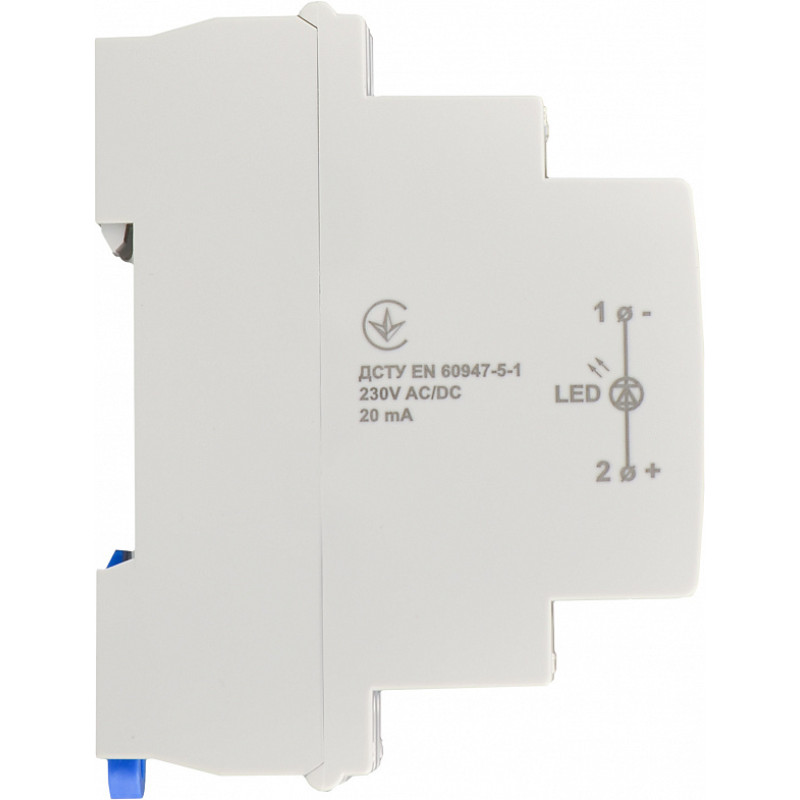 Модульная сигнальная арматура 230V AC/DC LED красная [A0140030032] SLD-1 АСКО