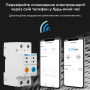 WiFi умный-выключатель с полной защитой, функция УЗО, счетчиками, таймером 1P+N 63A 230V eWeLink [TOB8L-63WiFi] Tomzn