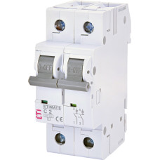 Автоматический выключатель 2p 2A 6kA "C" [2143508] ETIMAT 6 ETI