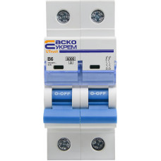 Автоматический выключатель 2P 6А 6 кA "B" [A0010210020] UTrust АСКО
