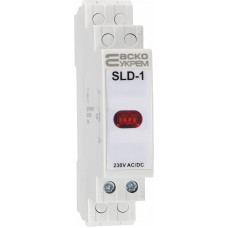Модульная сигнальная арматура 230V AC/DC LED красная [A0140030032] SLD-1 АСКО