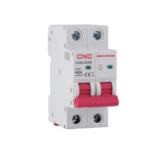 Автоматический выключатель 2P 10A 6kA "C" DC 500V [Б00035405] YCB9-80DM CNC