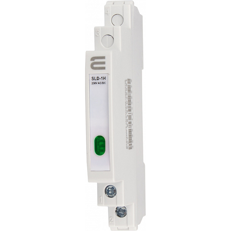 Модульна сигнальна арматура 230V AC/DC 9мм LED зелена [A0140030002] SLD-1H АСКО