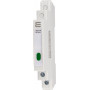 Модульна сигнальна арматура 230V AC/DC 9мм LED зелена [A0140030002] SLD-1H АСКО