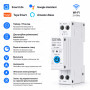 WiFi розумний-вимикач з лічильниками, таймером 1P+N 1-63A 230V Smart Life, Tuya [GYDZT-1PNL 63J] Geya