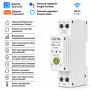 WiFi розумний-вимикач з повним захистом, функція ПЗВ, лічильниками, таймером 1P+N 1-63A 230V Smart Life, Tuya [GYDZT-1PNL 63JL] Geya