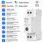 WiFi розумний-вимикач з повним захистом, лічильниками, таймером 1P+N 1-63A 230V Smart Life, Tuya [GYDZT-1PNL 63JT] Geya